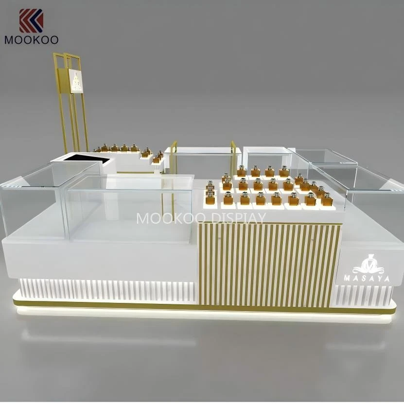 Gilded Luminary Perfume Showcase factory