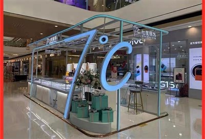 Prodajalna nakita Izložba Vitrina Mall Kiosk