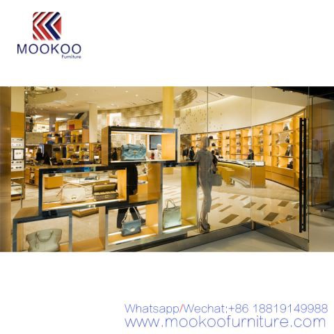 Polica za ročne torbice za nakupovalni center