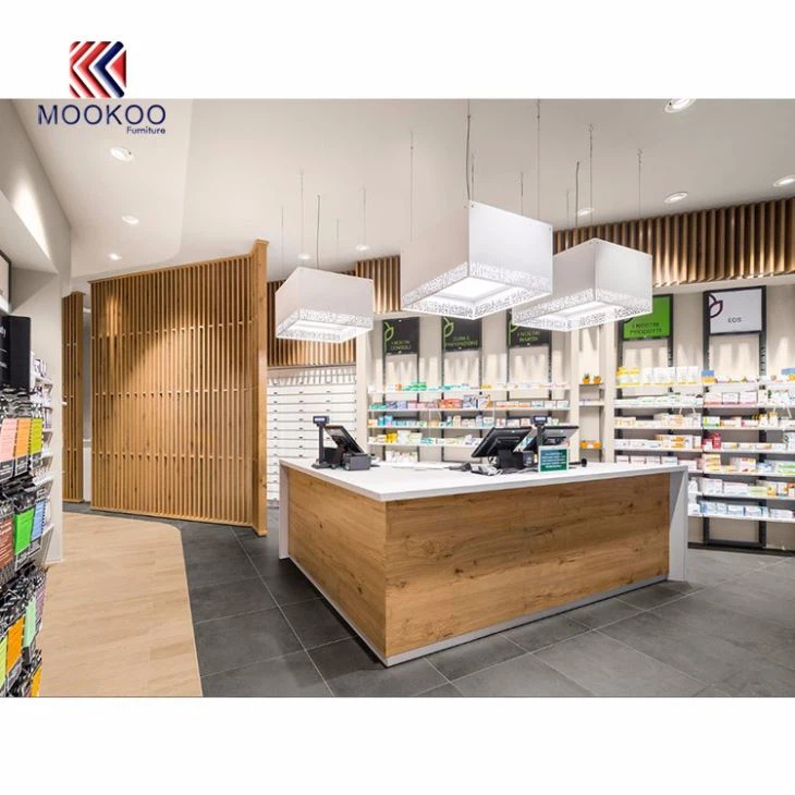 Drugstore Display Shelves Design