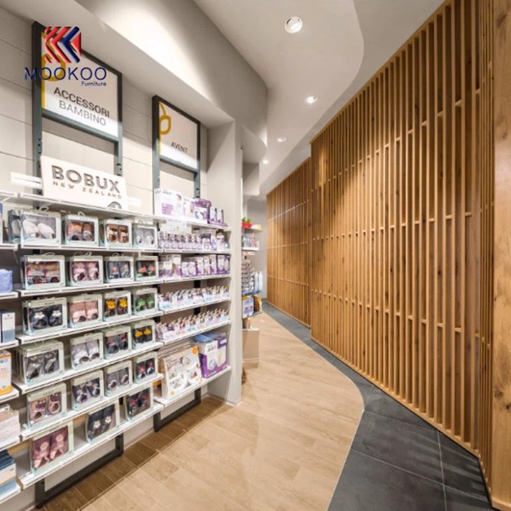 Drugstore Display Shelves Design