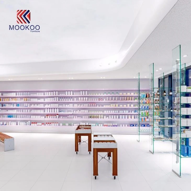 Modern Pharmacy Shop Interior Display Furniture