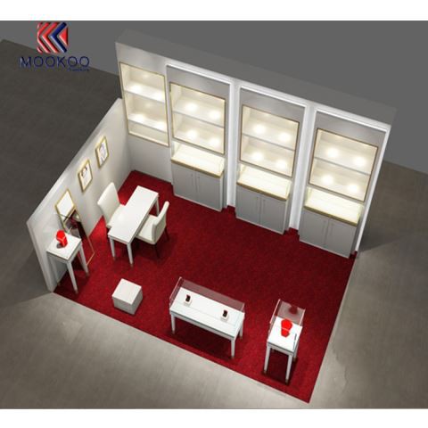 Visoko end Factory cena Glass nakit kiosk