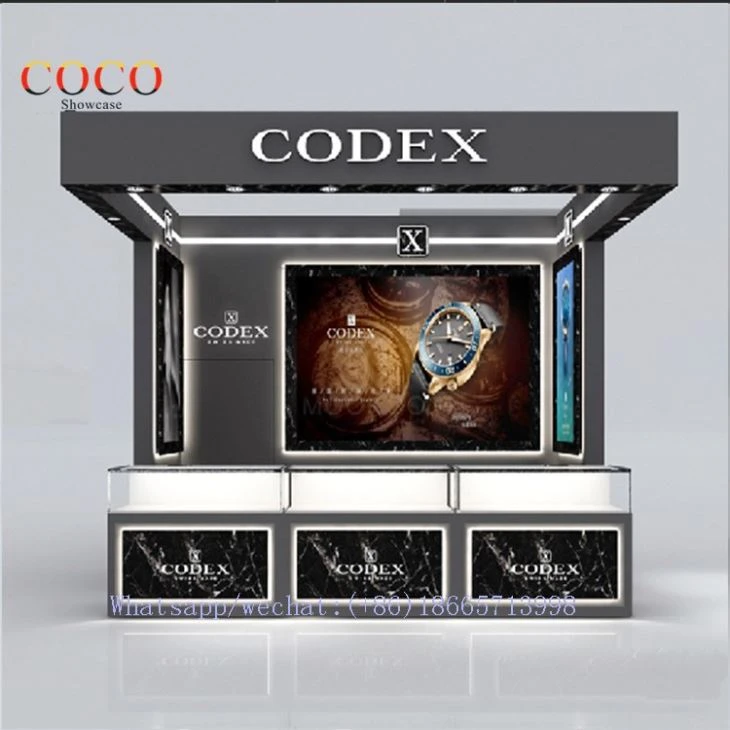 Watch Showcase Kiosk For Mall